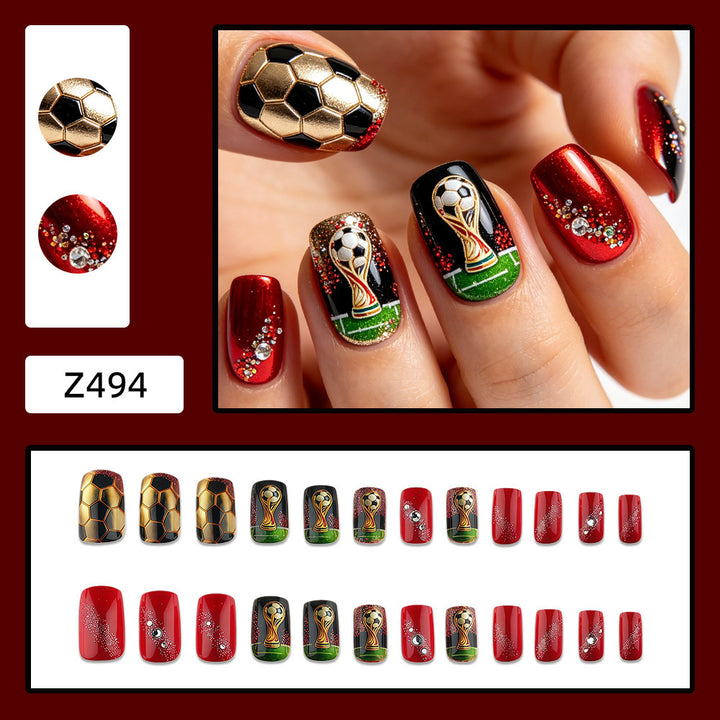 Creative Football Nail Art Kalsten