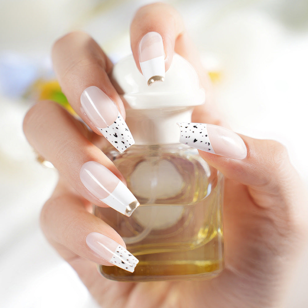 French Tip Decorative Nail Set Kalsten