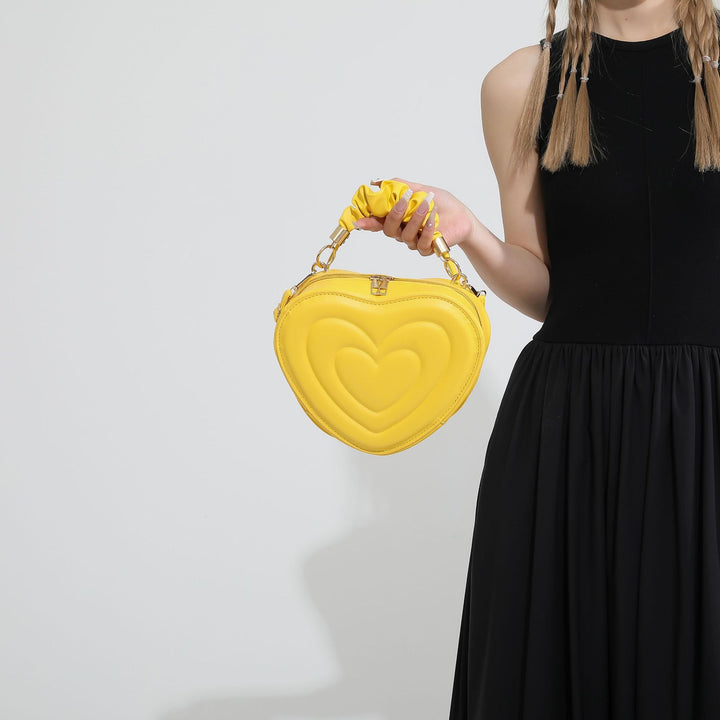 Heart-Shaped Handheld Crossbody Bag