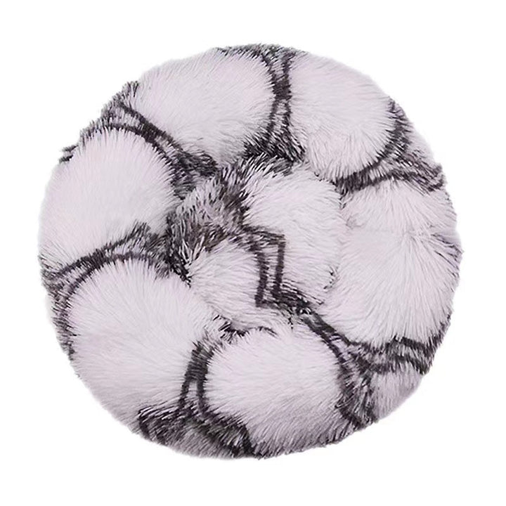 Plush Round  Lounge Bed  Dog Bed