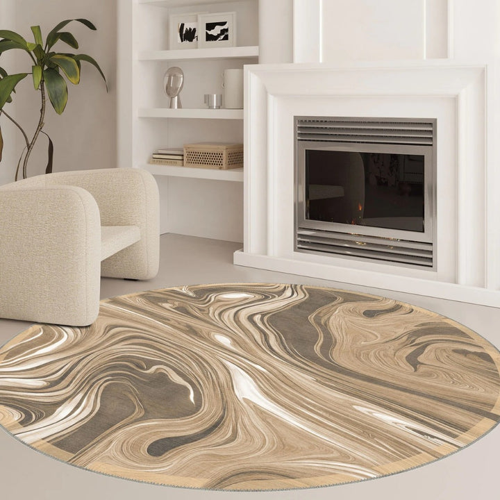 Home Decor Elegant Round Area Rug