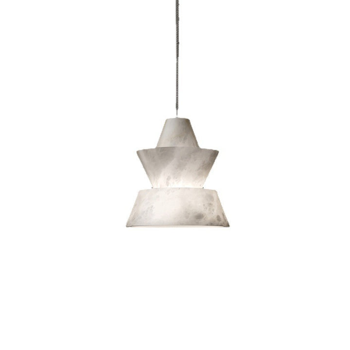 Layered Geometric Pendant Light