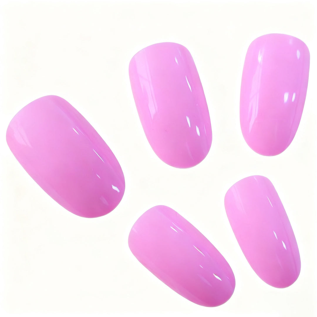 Elegant Glossy Press-On Nail Enhancements Kalsten