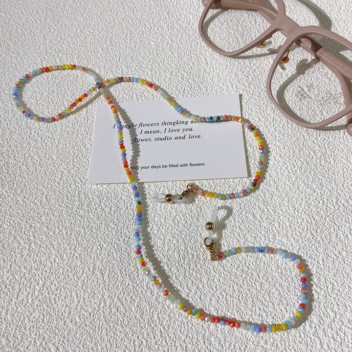 Colorful Bead Glasses Holder Chain Kalsten
