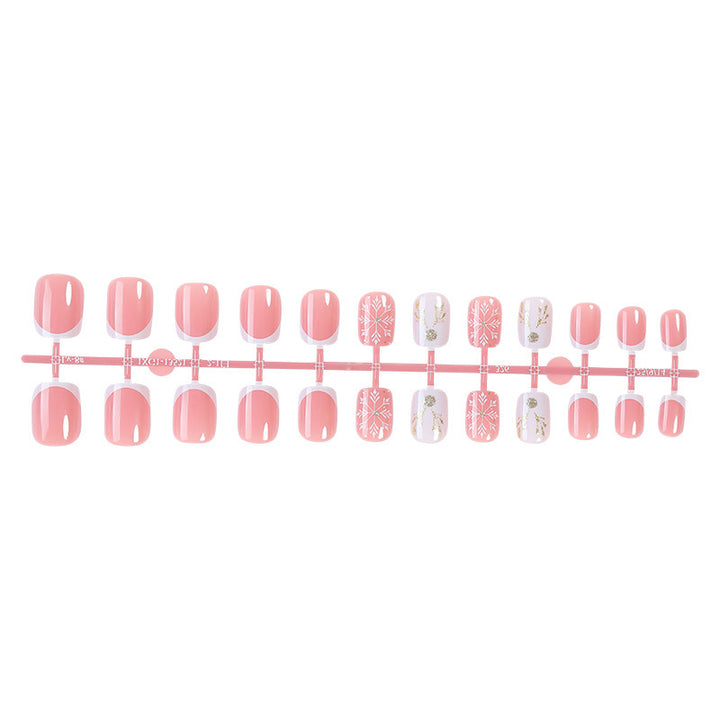 Nail set with elegant Christmas motifs Kalsten