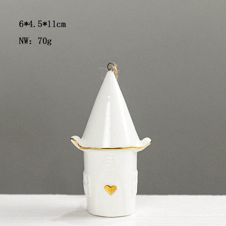 Decorative House-Shaped Ceramic Kalsten