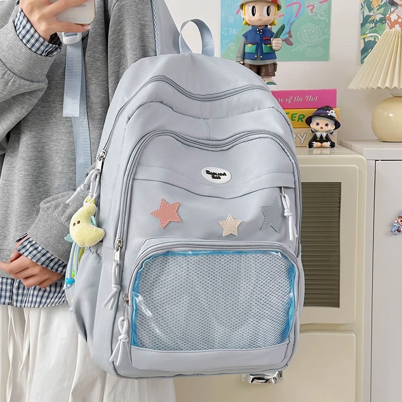 Fun-Star Patterned Backpack