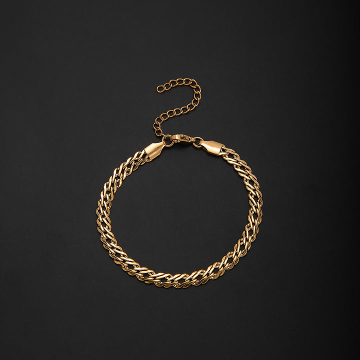 Stylish Interwoven Chain Bracelet Kalsten