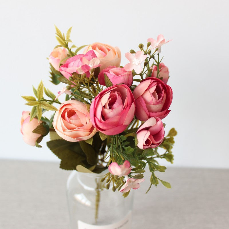 Artificial Floral Bouquet with Realistic Roses