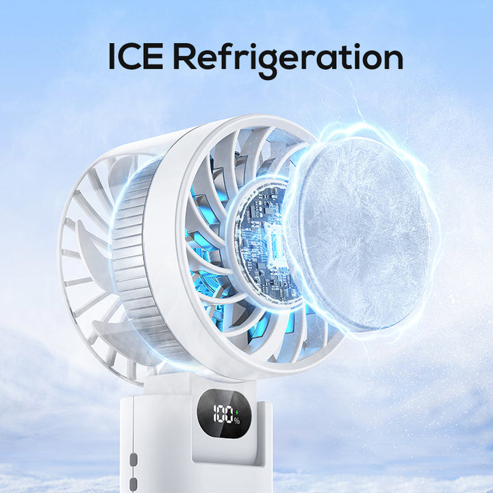 Unisex portable Mini Fan with Digital Display Kalsten