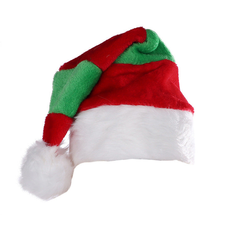 Festive Christmas hat with plush trim