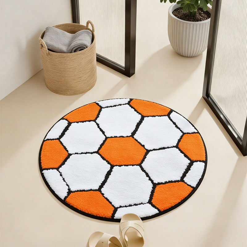 Soccer Theme Bath Mat Kalsten