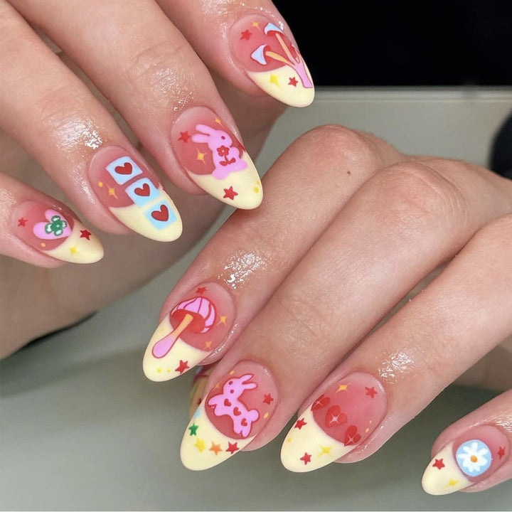 Creative Artistic Press-On Nails Kalsten