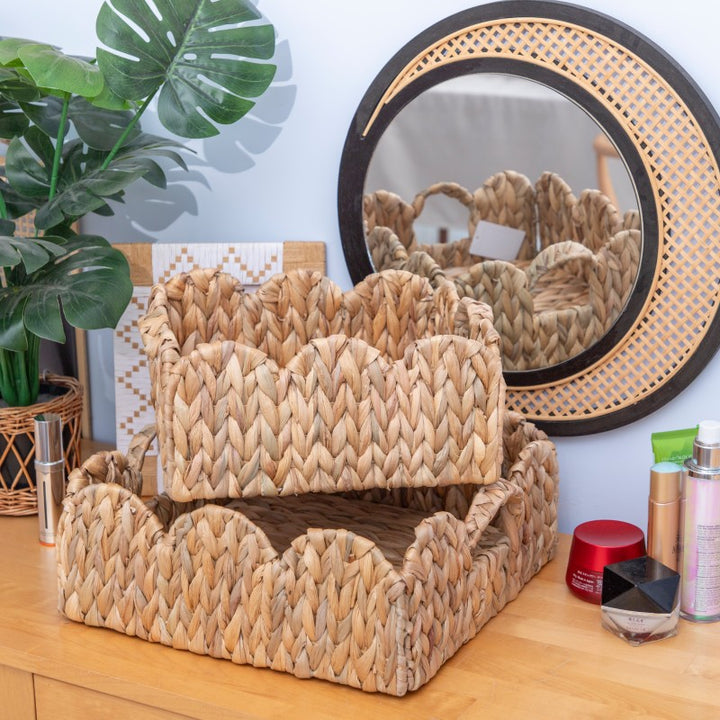 Decorative braided basket