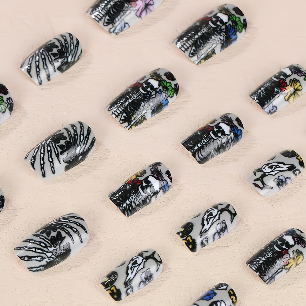 Creative Skeleton Nail Design Kalsten