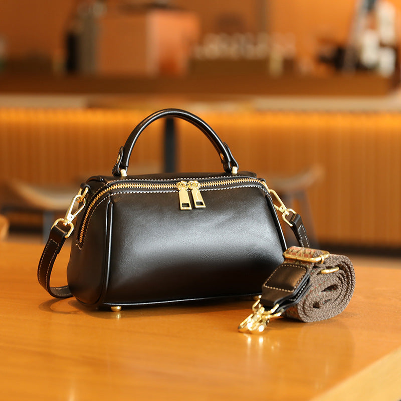 Chic Structured Handheld Satchel