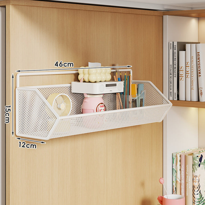 Clip-On Mesh Cabinet Edge Storage Basket Organizer