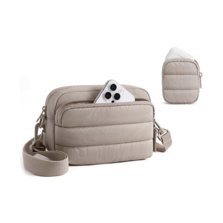 Fashionable shoulder bag with multifunctional compartments Kalsten