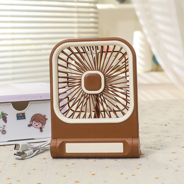 Ladies Portable Table Fan with Cat Design Kalsten