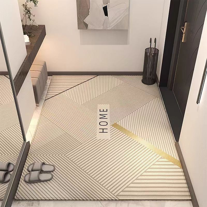 Geometric Patterned Non-Slip Entrance Mat