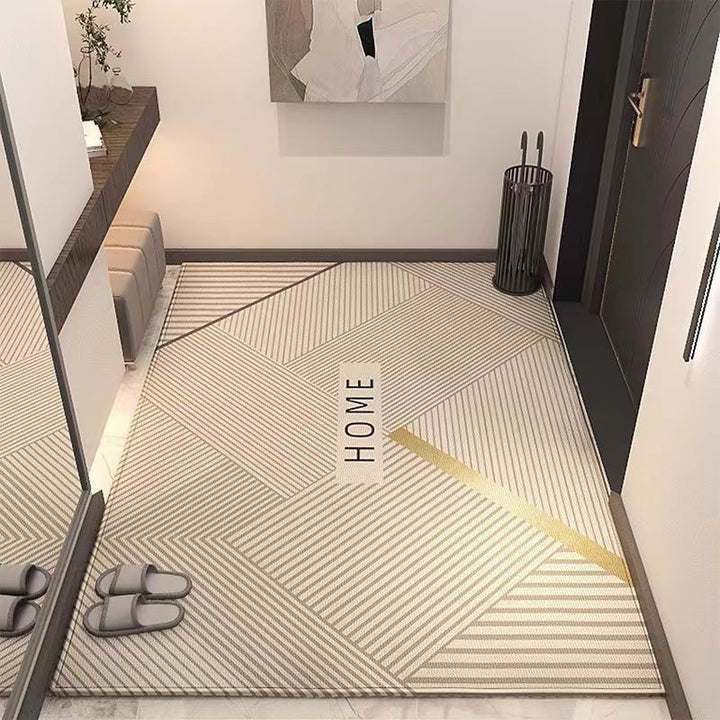 Geometric Patterned Non-Slip Entrance Mat
