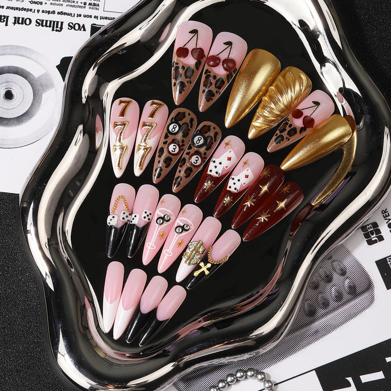 Glamorous Decorative Press-On Nail Tips Kalsten