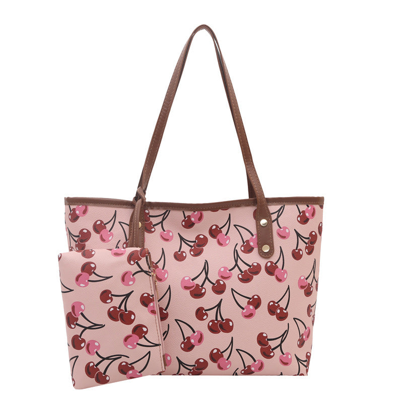 WoWhimsical Cherry Print Tote Bag Kalsten