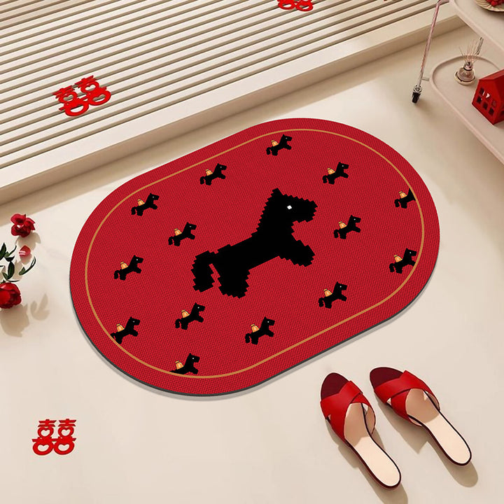 Fun-Themed Floor Mat