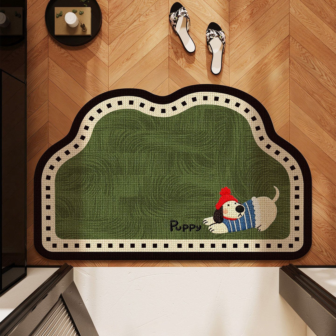 Cartoon-Themed Plush Bath Rug Kalsten