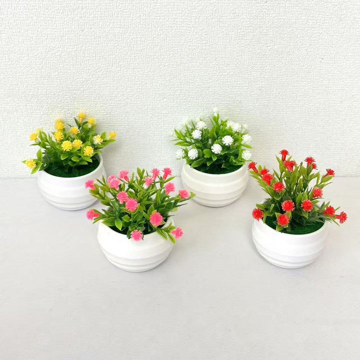 Decorative Faux Succulent Planter for Home Decor Display