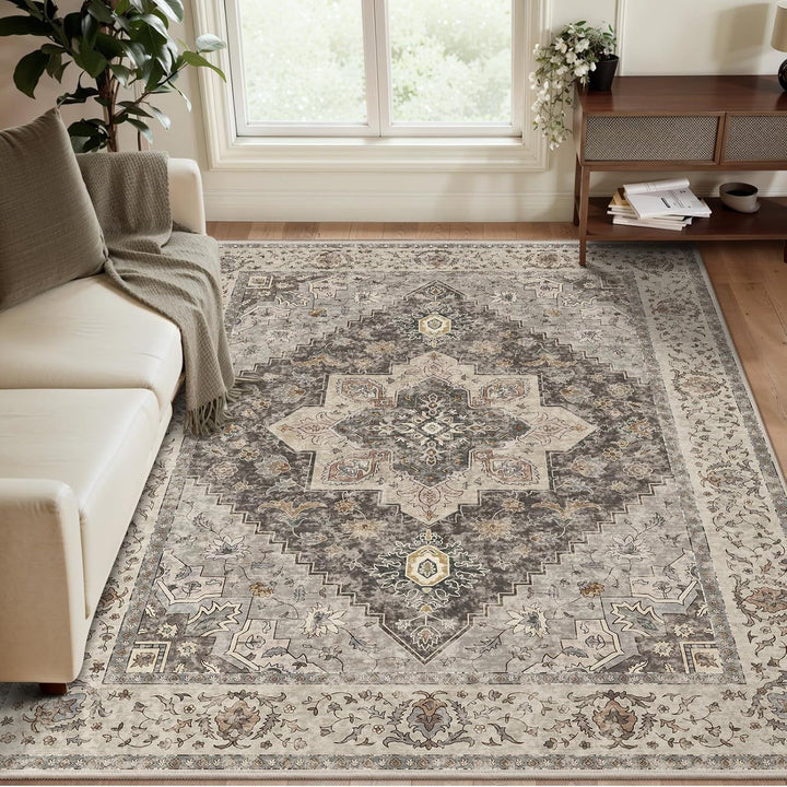 Floral Pattern Area Rug