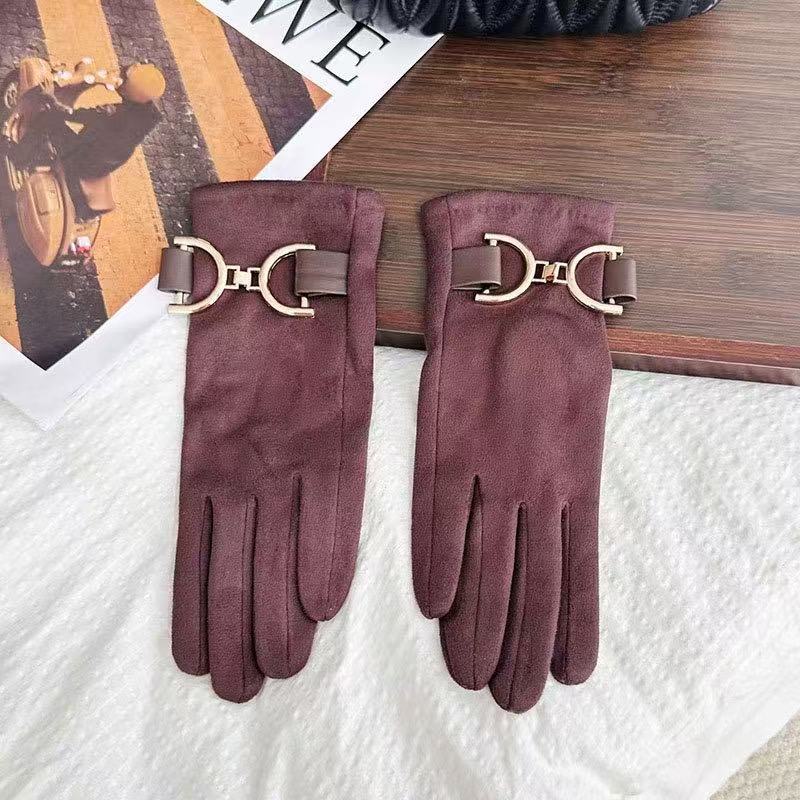 Elegant Fashion Gloves with Decorative Buckle Kalsten