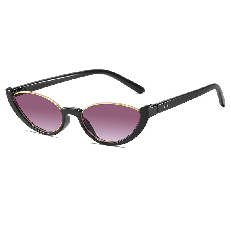 Retro-Inspired Clear Frame Cat Eye Sunglasses Kalsten