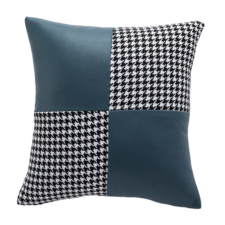 Contemporary Patchwork Accent Cushion