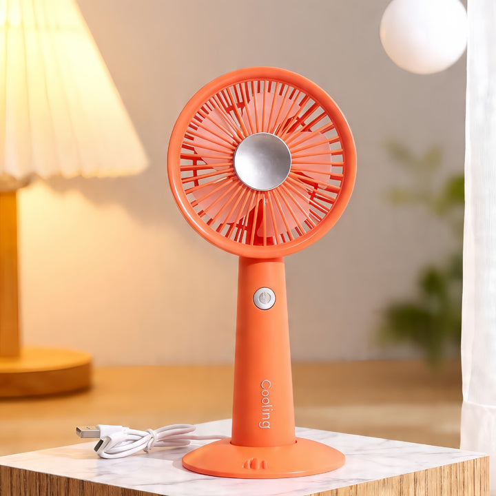 Women's Portable Handheld Fan with LED Lighting and Animal Design Kalsten