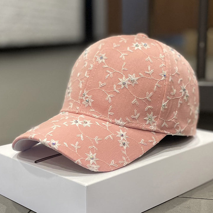 Women's Embroidered Rhinestone-Detail Baseball Cap Kalsten