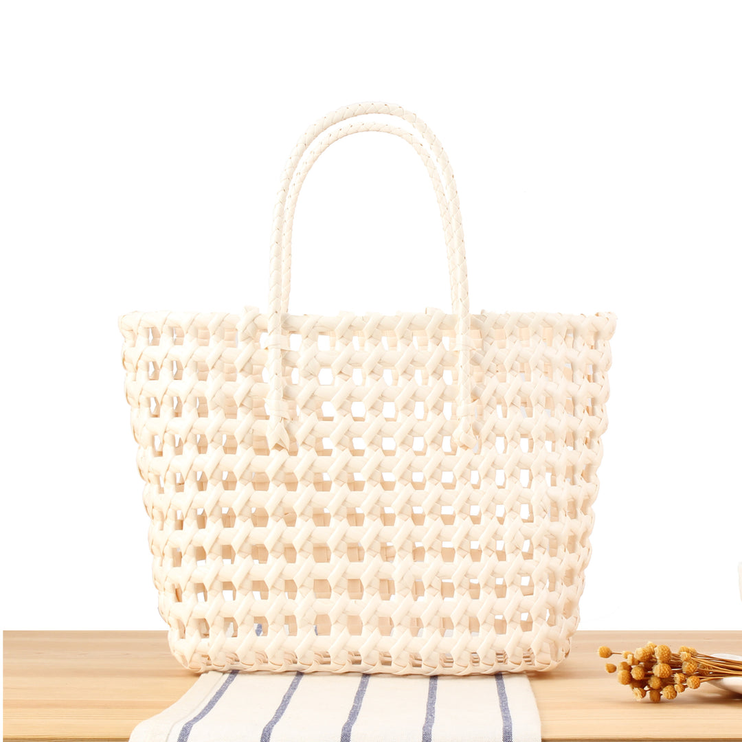 Flexible Tote Bag Made of Handcrafted Woven Material Kalsten