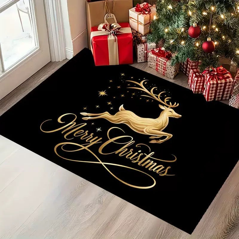 Floral Themed Welcome Mat Kalsten