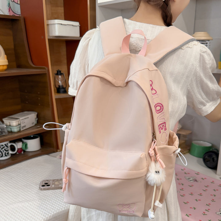 Playful Graphic Embellished Backpack Kalsten
