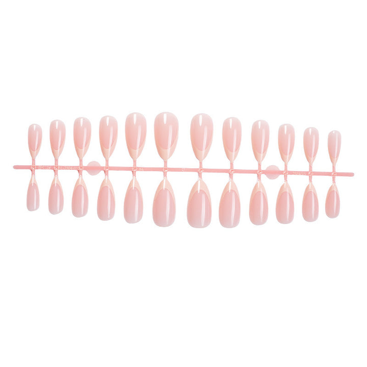 Artificial nail set with elegant French design Kalsten