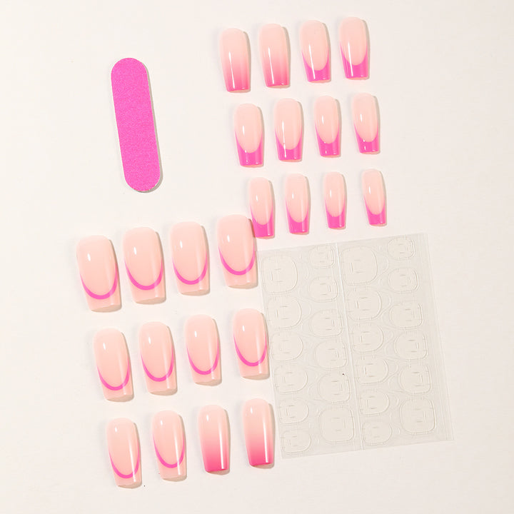 Creative French Tip Acrylic Nail Art Extensions Kalsten