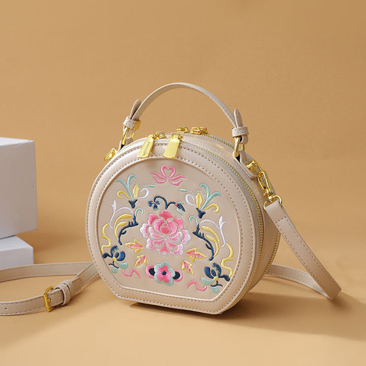 Vintage Floral Embroidered Handbag Kalsten