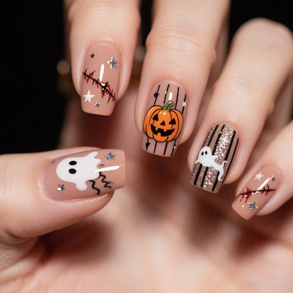 Halloween Themed Nail Art Kalsten