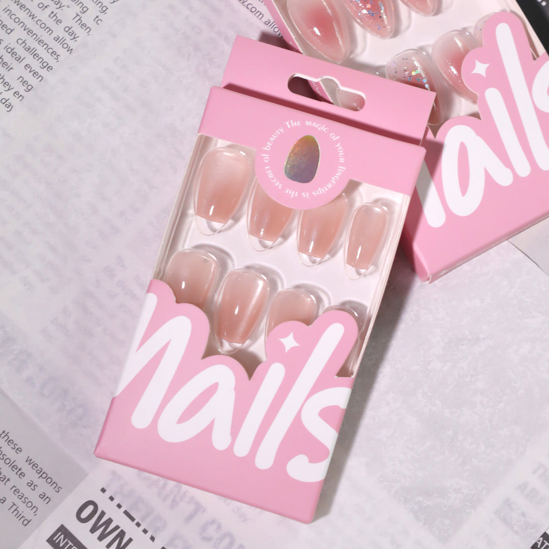 Artful Nail Extensions with Colorful Accents Kalsten