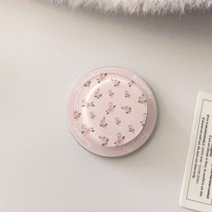 Decorative ceramic coaster with floral design Kalsten