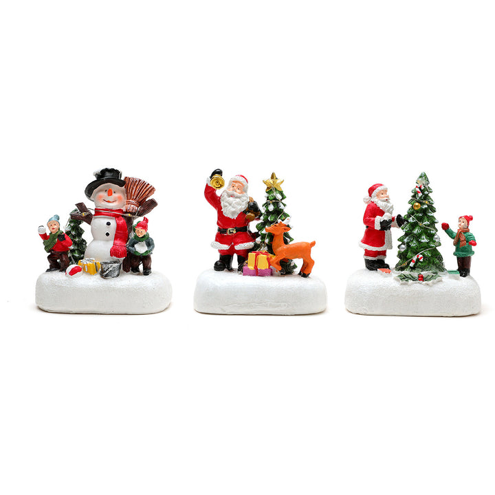 Illuminated Snowman Figurine Kalsten