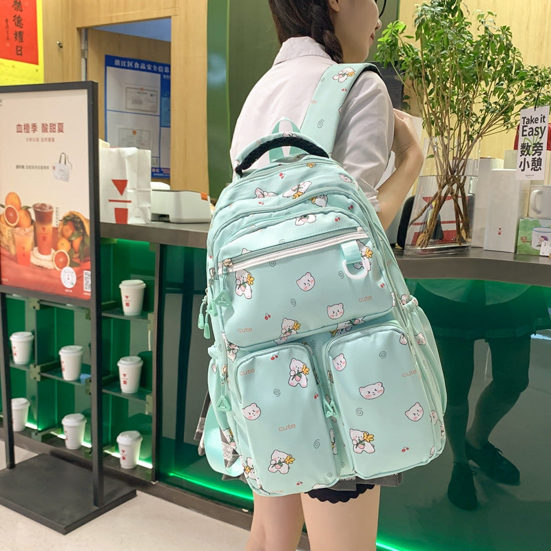 Plush backpack with playful animal motif Kalsten