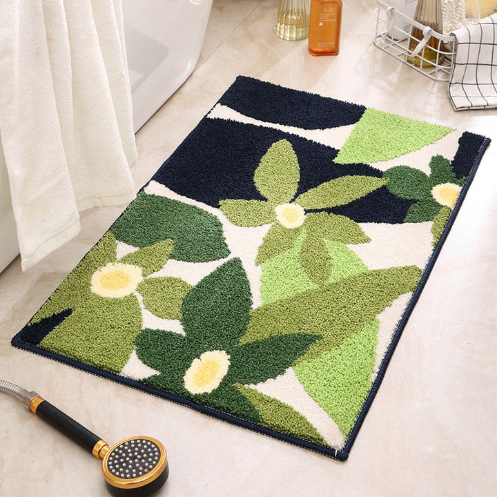 Abstract Pattern Bath Mat for Bathroom