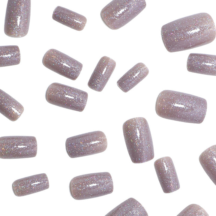 Glamorous Glittering Press-On Nails Kalsten