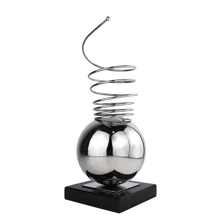 Elegant Abstract Spiral Sculpture